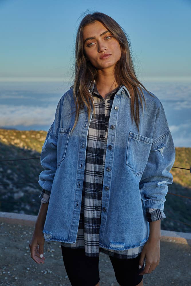 Washed Denim Jacket