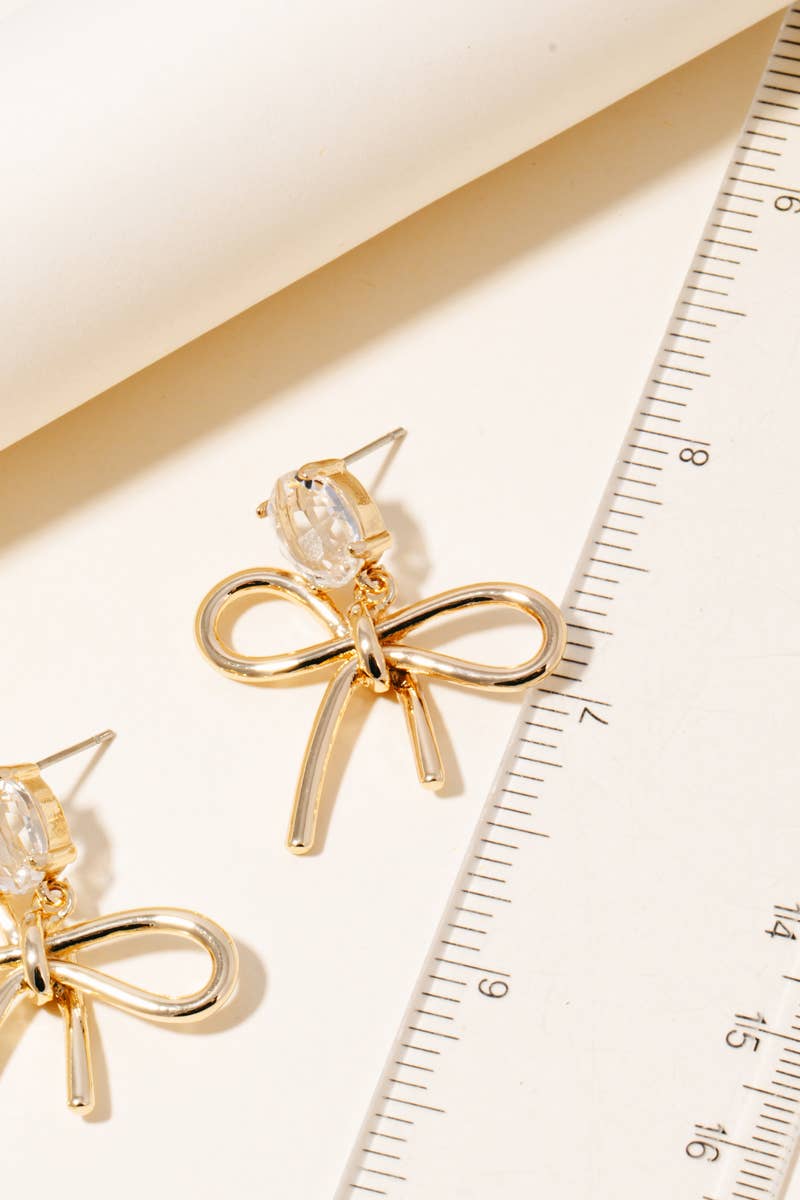 Bow Dangle Earrings