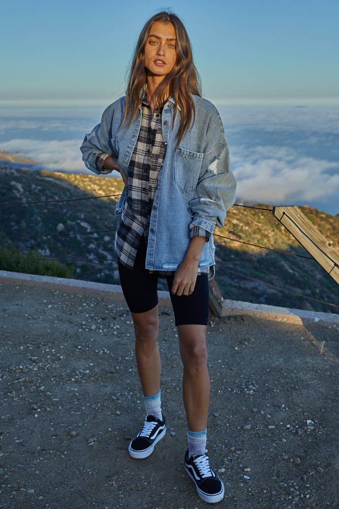 Washed Denim Jacket