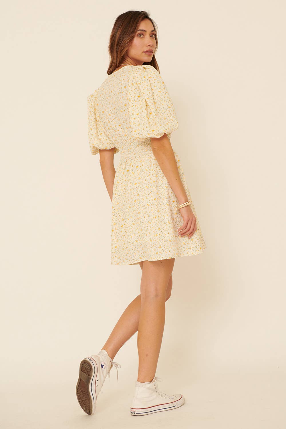 FLORAL MINI DRESS