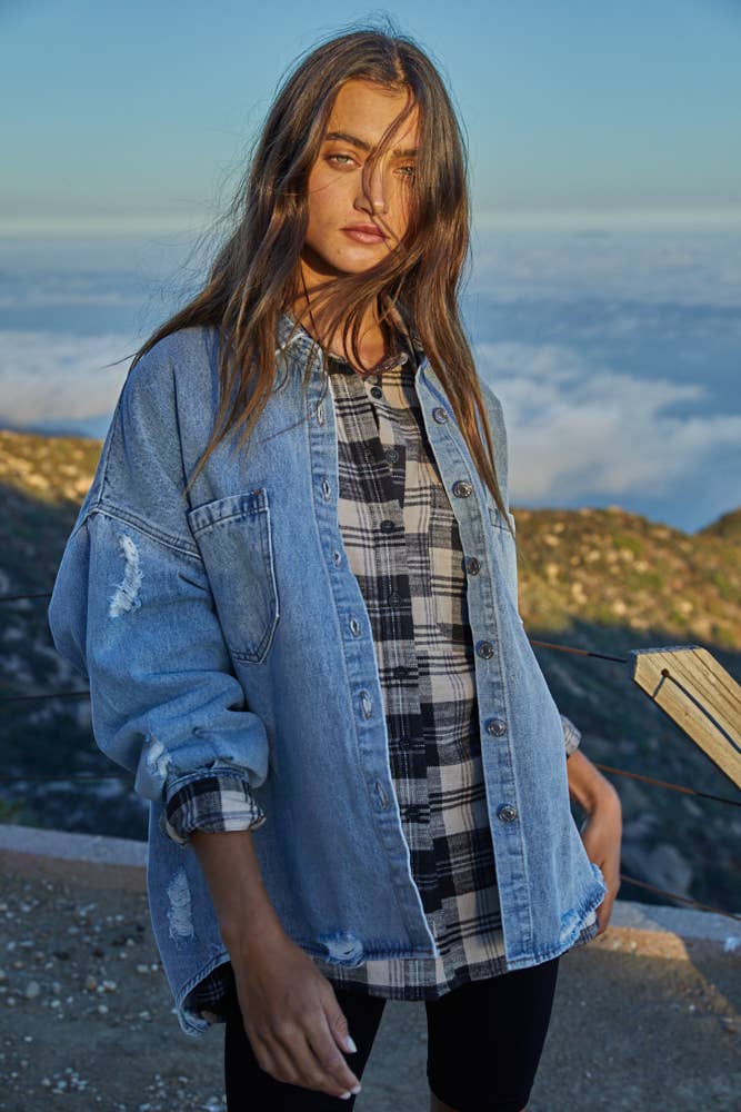 Washed Denim Jacket