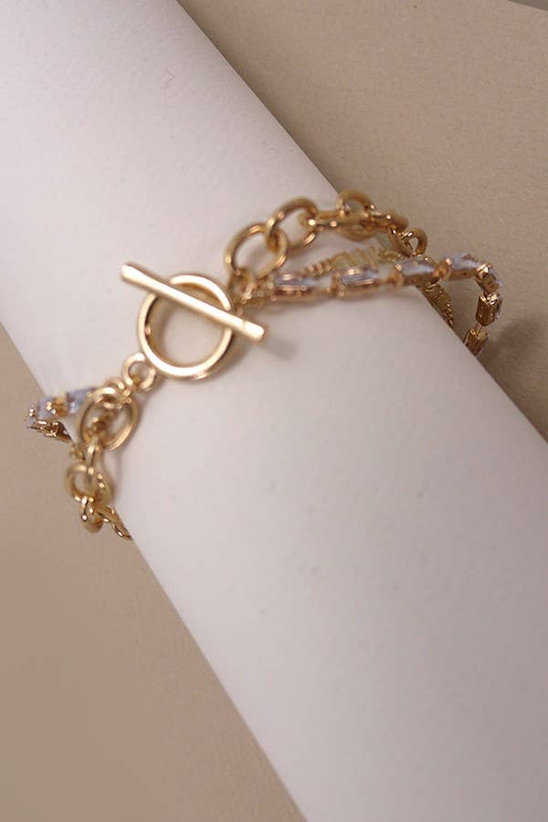 MULTI LAYER TOGGLE BRACELET