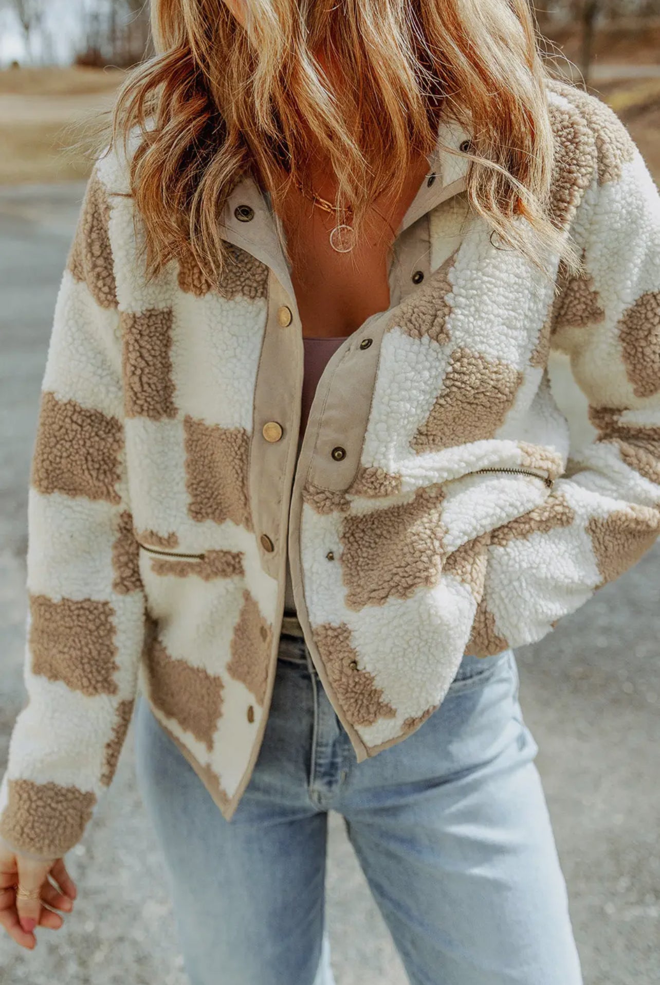 CHECKERED SHERPA