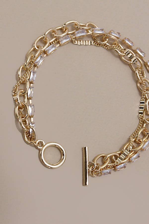 MULTI LAYER TOGGLE BRACELET